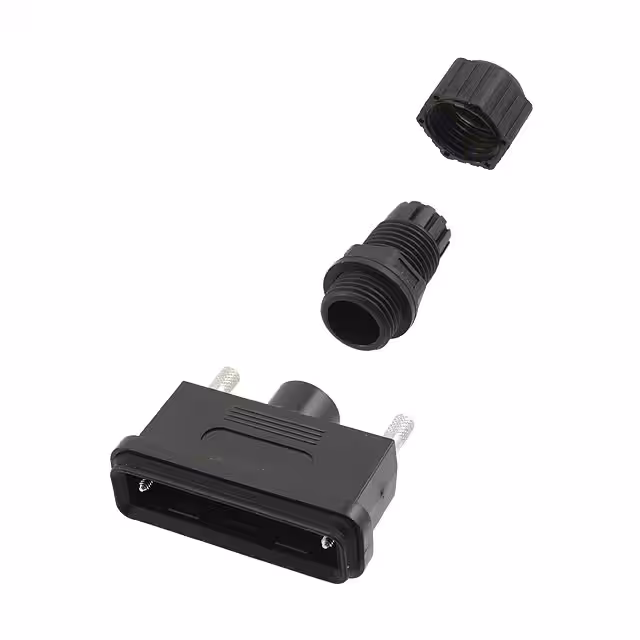 967-025-010R011 NorComp Inc.  Carcasas traseras para conectores D-Sub en forma de D